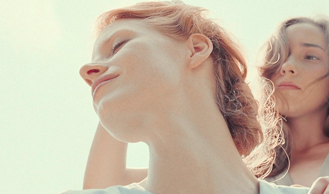 The Tree of Life, 2011 Jessica Chastain naturally lit in Tree of Life scene